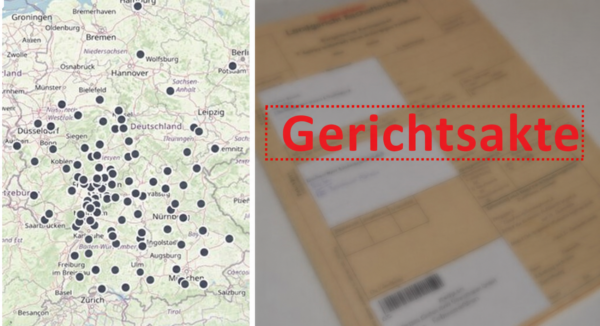 Bundesweite gerichtliche Beauftragungen durch Amtsgerichte, Landgerichte und Oberlandesgerichte.
